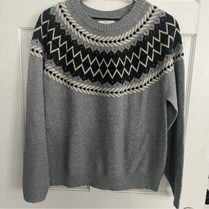 Gray Patterned Women’s Sweater